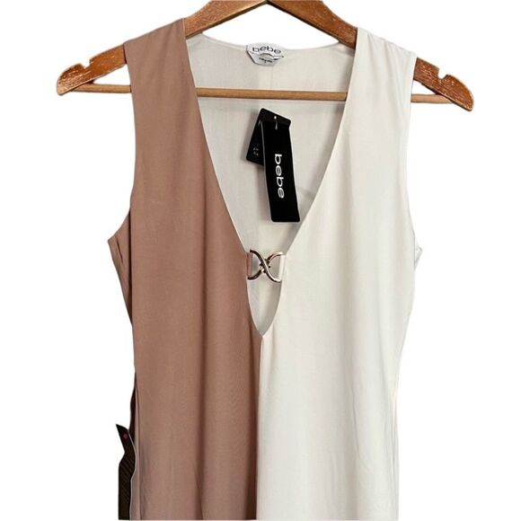 NWT! Bebe colour block hardware detail dress - Picture 2 of 12